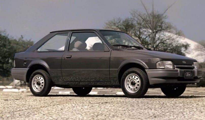Modelo antigo do Ford Escort (Foto: Reprodução / Motor 1) Modelo antigo do Ford Escort (Foto: Reprodução / Motor 1)