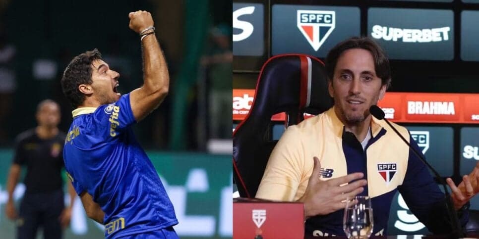 Casares e Leila no chão: Enquanto Abel ganha R$3 milhões no Palmeiras, o salário de Zubeldia no São Paulo