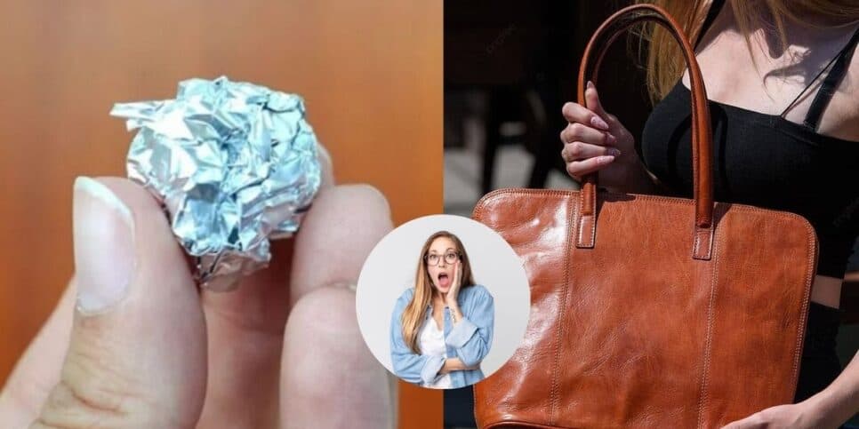 É bizarro: Mulheres colocam uma bola de papel alumínio dentro da bolsa por esse motivo