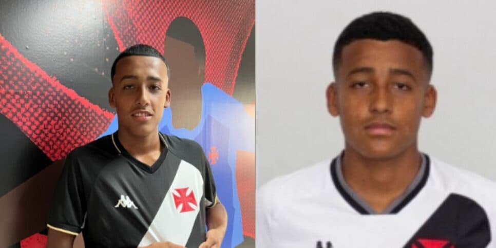 Kaio Júnior, joia do sub-17 do Vasco (Foto - Montagem TV Foco). Kaio Júnior, joia do sub-17 do Vasco (Foto - Montagem TV Foco).