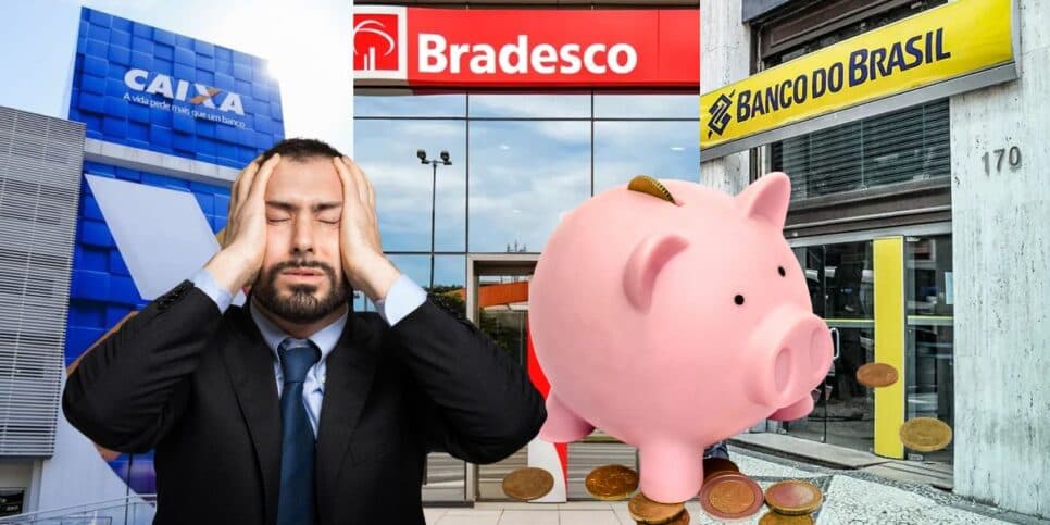 Clientes do BB, Caixa e Bradesco choram: Notícia nada boa chega a quem guarda R$10 mil na poupança hoje (25)