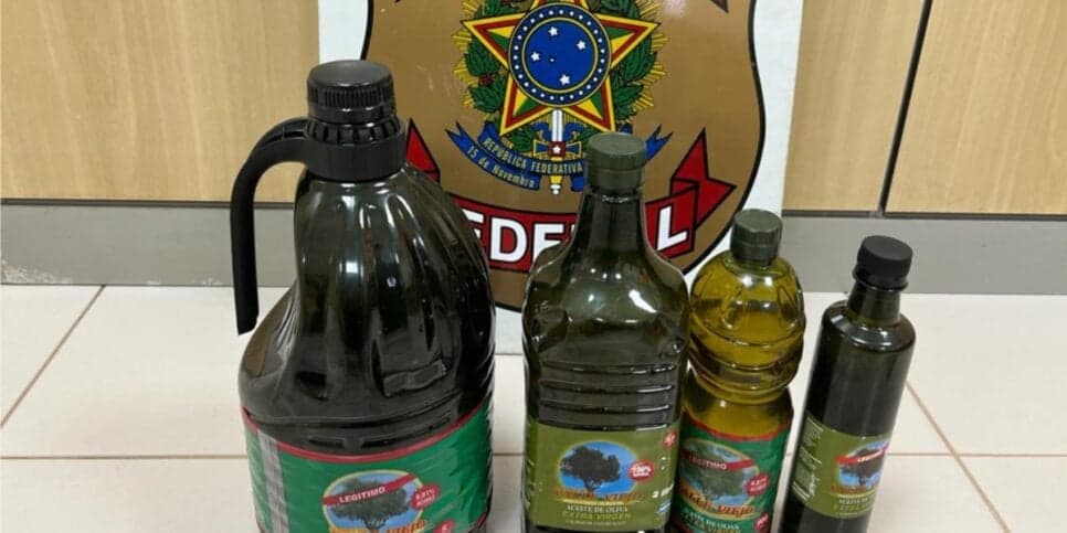 Azeite de oliva da marca Valle Viejo apreendido pela Polícia Federal - (Foto: Reprodução / Internet) Azeite de oliva da marca Valle Viejo apreendido pela Polícia Federal - (Foto: Reprodução / Internet)