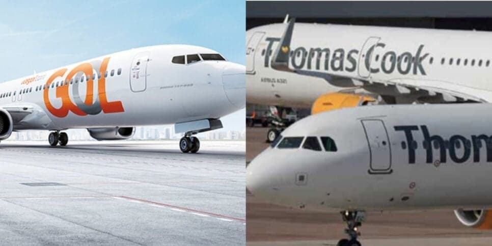 A companhia aérea, Thomas Cook, era rival da Gol no ramo (Foto: Reprodução/ Internet) A companhia aérea, Thomas Cook, era rival da Gol no ramo (Foto: Reprodução/ Internet)