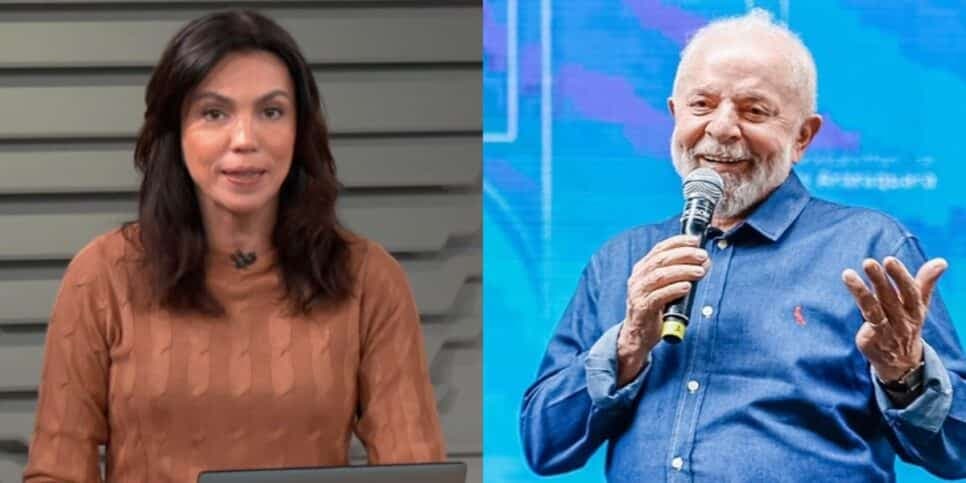 Ana Paula Araújo no Bom Dia Brasil e Luiz Inácio Lula da Silva (Fotos: Reproduções / Globo / Internet) Ana Paula Araújo no Bom Dia Brasil e Luiz Inácio Lula da Silva (Fotos: Reproduções / Globo / Internet)