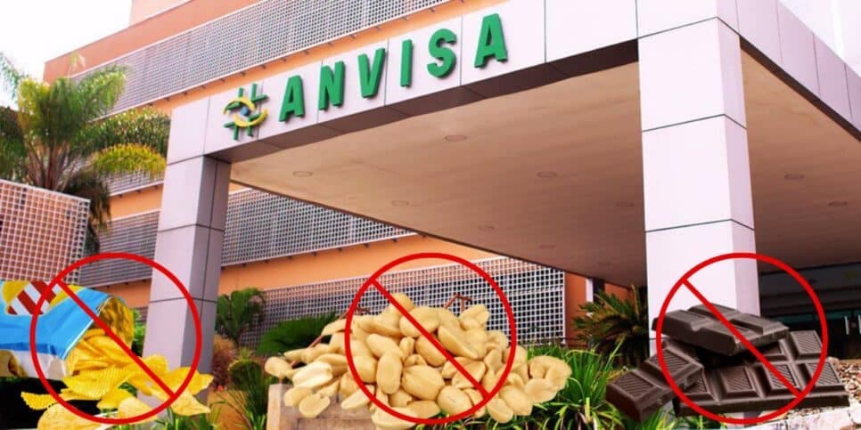 Risco fatal: A Anvisa decretou retirada de 3 marcas populares de salgadinho, amendoim e chocolate de mercados