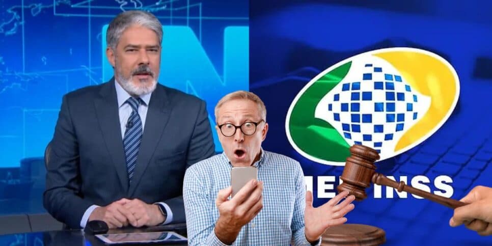 Bonner paralisa JN com nova lei do INSS em vigor que atinge milhões: “A partir de agora”