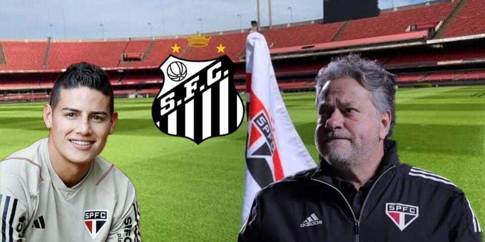 Chutado do São Paulo e 1 milhão por mês: Teixeira dá veredito sobre contratação de James Rodríguez no Santos