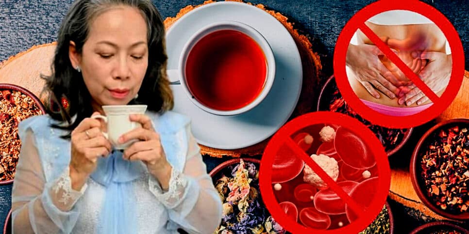Suga todo o açúcar do sangue: Chá milagroso com 3 ingredientes desinflama idosas 60+ em apenas 7 dias