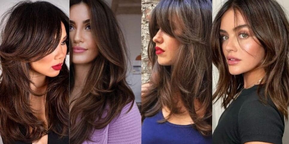 Volta triunfal de tendência: 4 cortes de cabelo em camadas trazem volume para mulheres 45+ com fios lisos