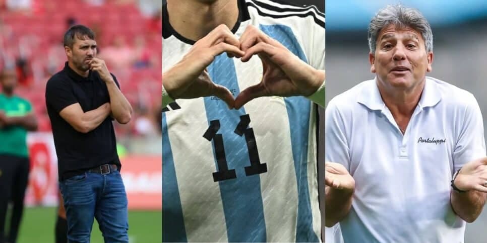 Renato Gaúcho sem chão: Coudet arma rasteira histórica no Grêmio para chegada de campeão do mundo no Inter
