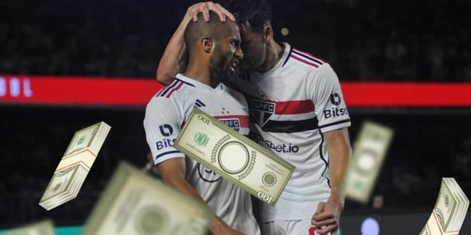 Casares sem chão: Enquanto Lucas Moura ganha R$1,2 milhões por mês, o salário de Calleri no São Paulo