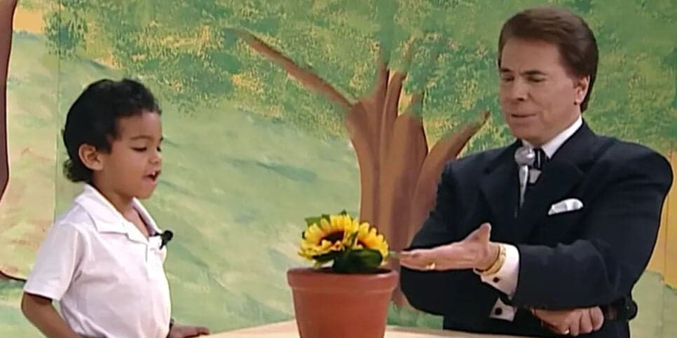 Luis Sales, fã do Raça Negra durante a pegadinha do programa Topa Tudo por Dinheiro com Silvio Santos (Foto: Reprodução - SBT) Luis Sales, fã do Raça Negra durante a pegadinha do programa Topa Tudo por Dinheiro com Silvio Santos (Foto: Reprodução - SBT)