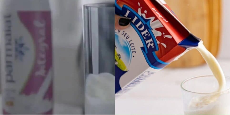 Marcas de leite Líder e Parmalat foram barradas devido problemas com os produtos (Foto: Reprodução/ Internet) Marcas de leite Líder e Parmalat foram barradas devido problemas com os produtos (Foto: Reprodução/ Internet)
