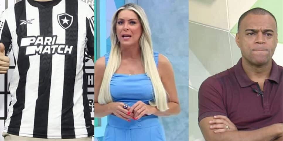 "Ninguém imaginava": Denilson e Renata param a Band com a contratação de novo 10 fechado por Textor no Botafogo