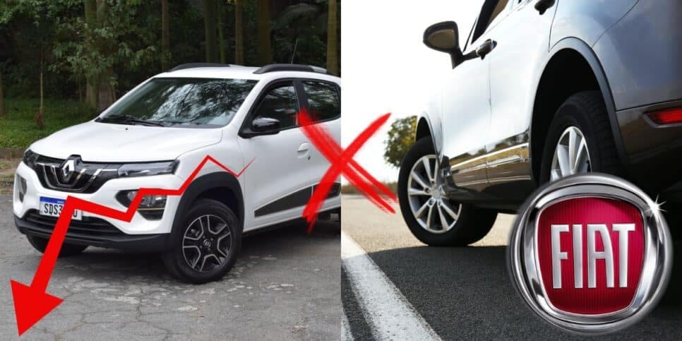 Do topo a fora dos mais vendidos: Kwid despenca e Fiat garante novo queridinho mais barato do Brasil