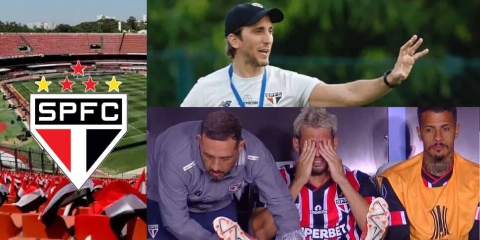 FORA no São Paulo: Zubeldia confirma péssima notícia de Calleri e debandada de +7 jogadores na calada da noite