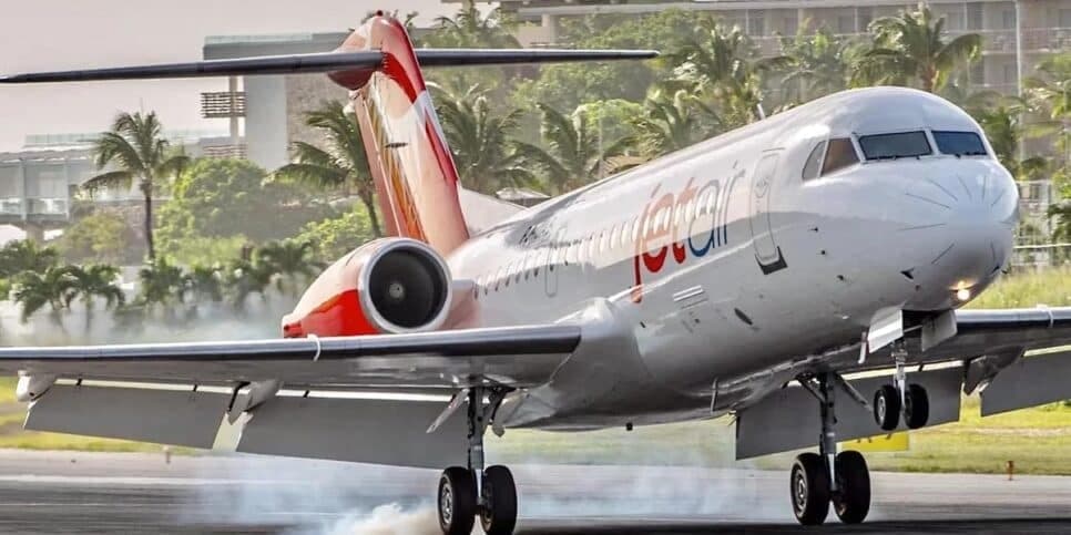 Avião da JetAir Caribbean, que teve falência decretada (Foto: Reprodução Flap Internacional) Avião da JetAir Caribbean, que teve falência decretada (Foto: Reprodução Flap Internacional)