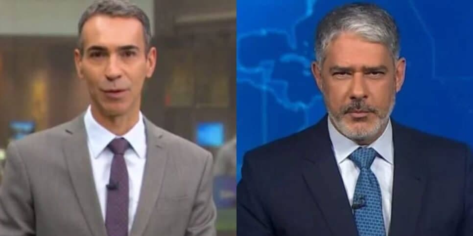 Em meio a debandada com Tralli, Bonner quebra maldição e salva CORTE nas noites da Globo: Audiências 5/5