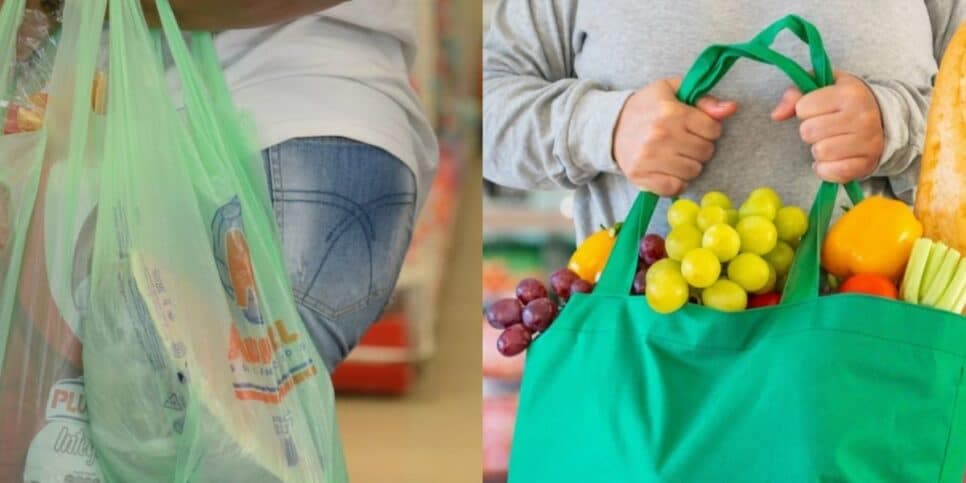 Em Salvador, mais de 190 comércios terão que se adequar a nova lei que proíbe o uso das sacolas plásticas e proíbe os estabelecimentos de cobrar por embalagens recicláveis e sustentáveis (Foto: Reprodução/ Internet) Em Salvador, mais de 190 comércios terão que se adequar a nova lei que proíbe o uso das sacolas plásticas e proíbe os estabelecimentos de cobrar por embalagens recicláveis e sustentáveis (Foto: Reprodução/ Internet)