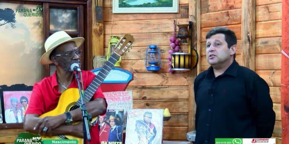 Nascimento em apresentação ao vivo no Paraná - Foto Reprodução Internet Nascimento em apresentação ao vivo no Paraná - Foto Reprodução Internet