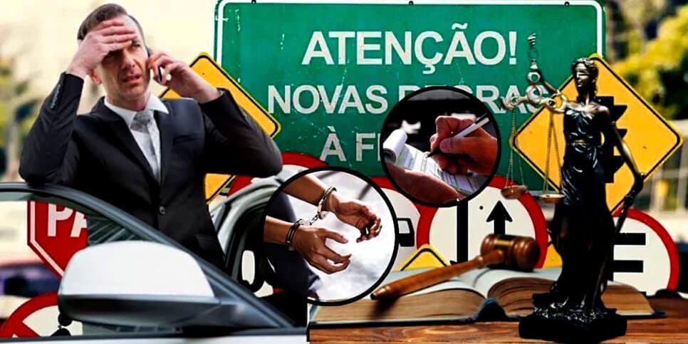 Dor no bolso e prisão: Nova lei de trânsito, EM VIGOR, aplica multa pesada e até detenção em quem a violar
