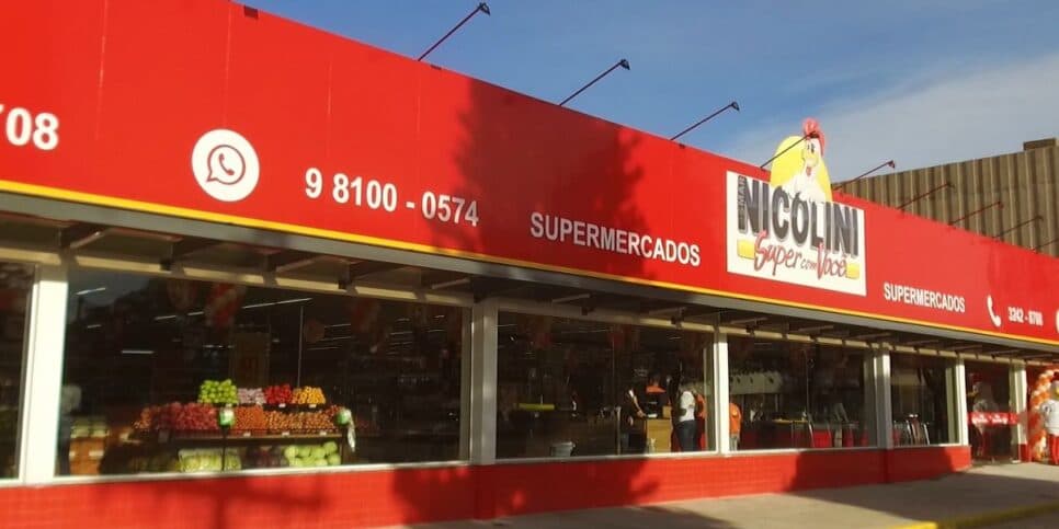 Grupo Osmar Nicolini Comércio se tornou uma grande rede de supermercados (Foto: Reprodução/ Internet) Grupo Osmar Nicolini Comércio se tornou uma grande rede de supermercados (Foto: Reprodução/ Internet)