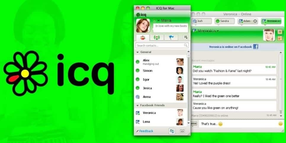 Aplicativo ICQ (Reprodução/InfoMoney) Aplicativo ICQ (Reprodução/InfoMoney)