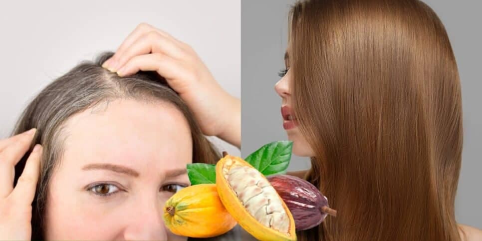 Fim do grisalho: Tinta caseira com cacau +4 ingredientes elimina o cabelo branco e traz fios 5cm maiores