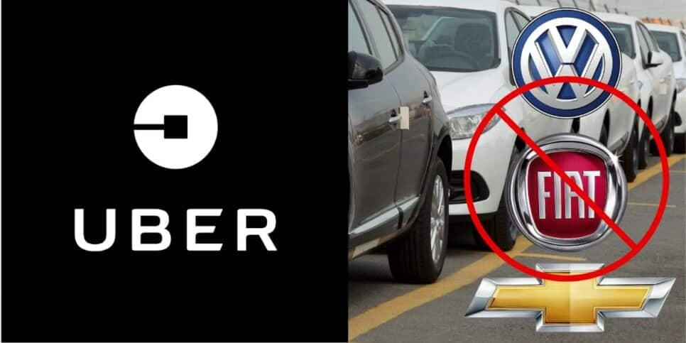 Facão à solta: Uber confirma PROIBIÇÃO de 44 carros, incluindo Chevrolet, Fiat e popular da Volks em 2024