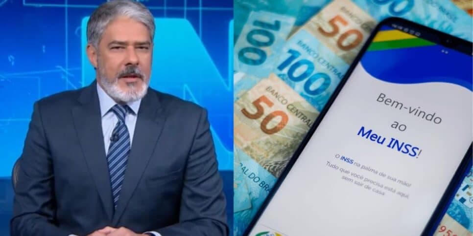 A paralisação de Bonner no JN com ótima notícia a aposentados e mudança no INSS caindo como presente