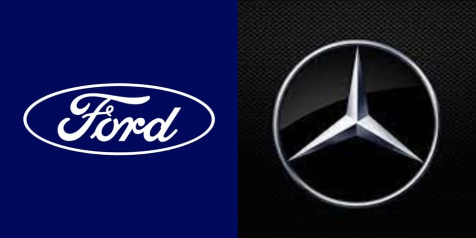 Logo da Ford e Mercedes - (Foto: Reprodução / Internet) Logo da Ford e Mercedes - (Foto: Reprodução / Internet)