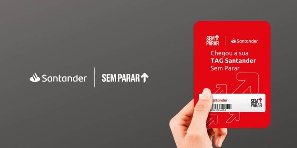 Santander tem a parceria do Sem Parar (Reprodução: Santander/Divulgação) Santander tem a parceria do Sem Parar (Reprodução: Santander/Divulgação)