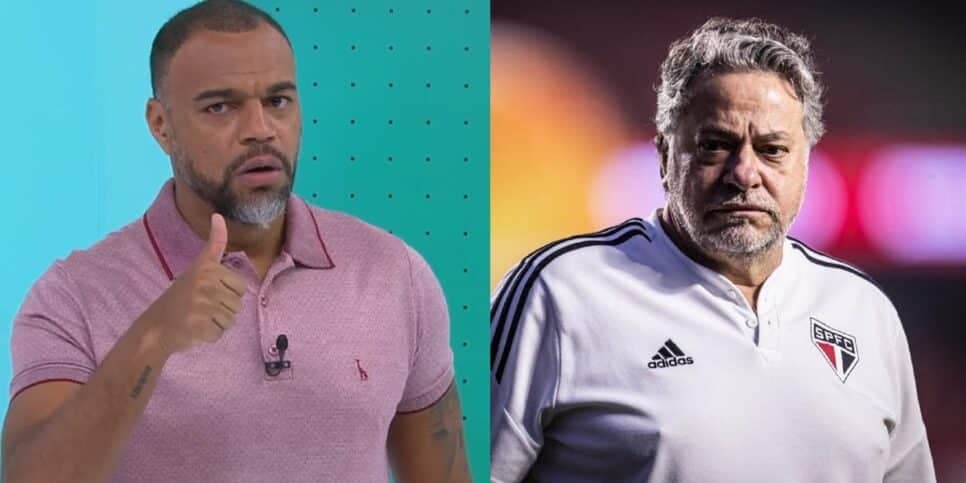 "Rescisão de contrato": Denílson paralisa Jogo Aberto com adeus de estrela do São Paulo que atinge Casares