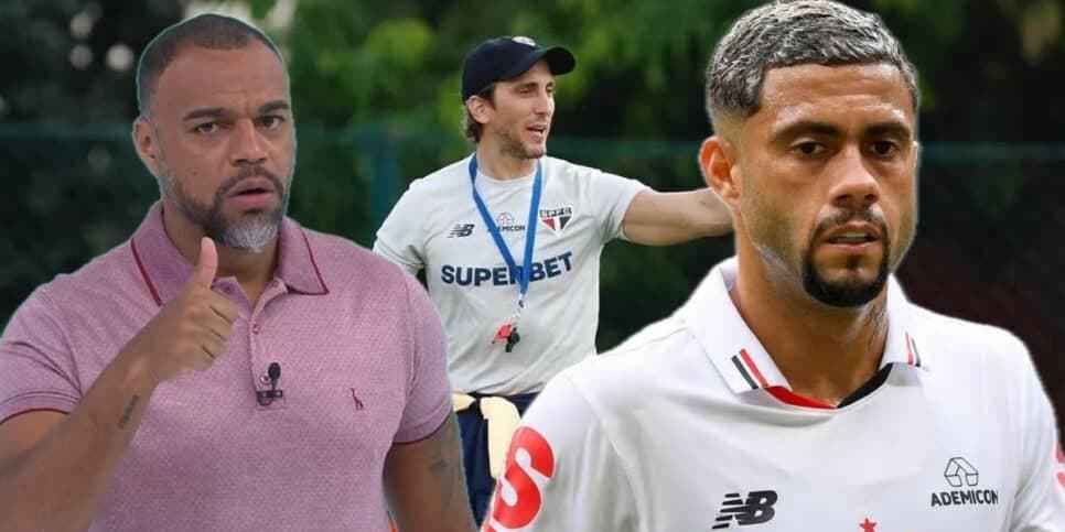 Denílson convoca Wellington Rato no Jogo Aberto com veredito sobre demissão de Zubeldía: "Preocupado"