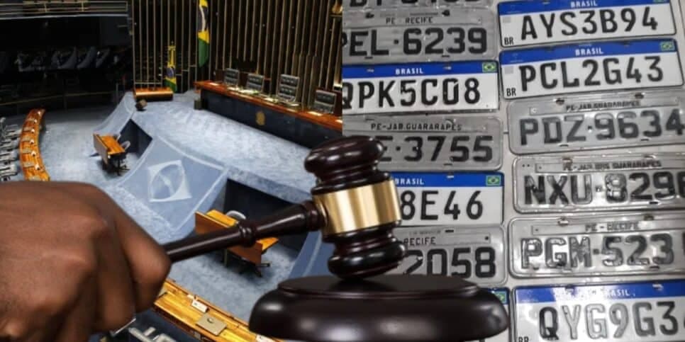 Nova lei aprovada no Senado atinge placas de todos os carros (Foto: Reprodução/ Internet) Nova lei aprovada no Senado atinge placas de todos os carros (Foto: Reprodução/ Internet)
