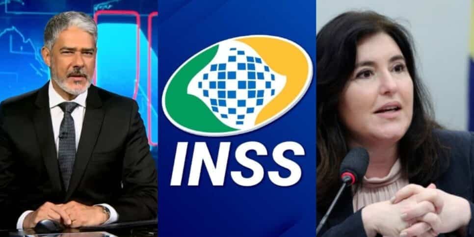 Bonner paralisa JN com lei de Tebet que traz adeus dos R$1.412 a milhares no INSS: “Regras já estão em vigor”