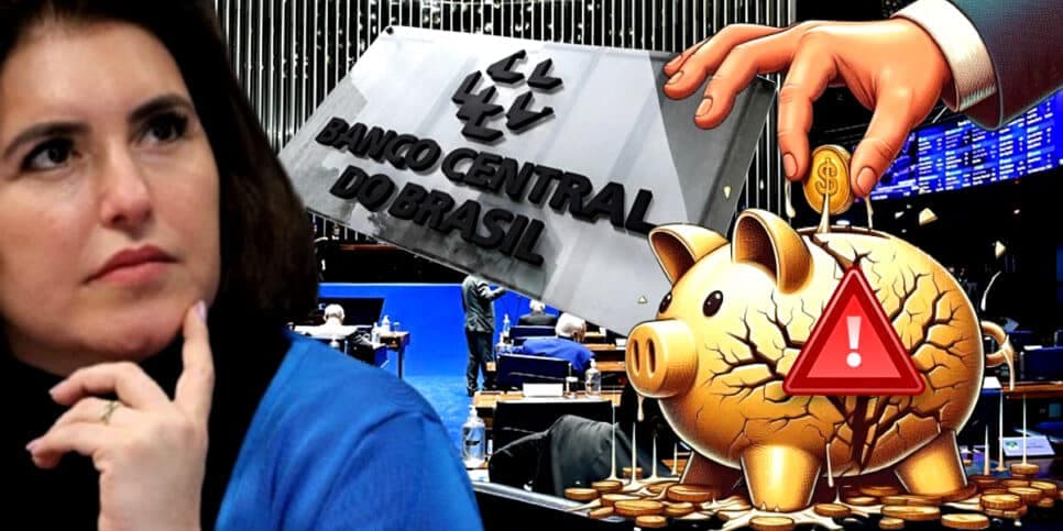 Comunicado do Senado chega com anúncio de Tebet sobre o Banco Central que atinge em cheio poupanças no Brasil
