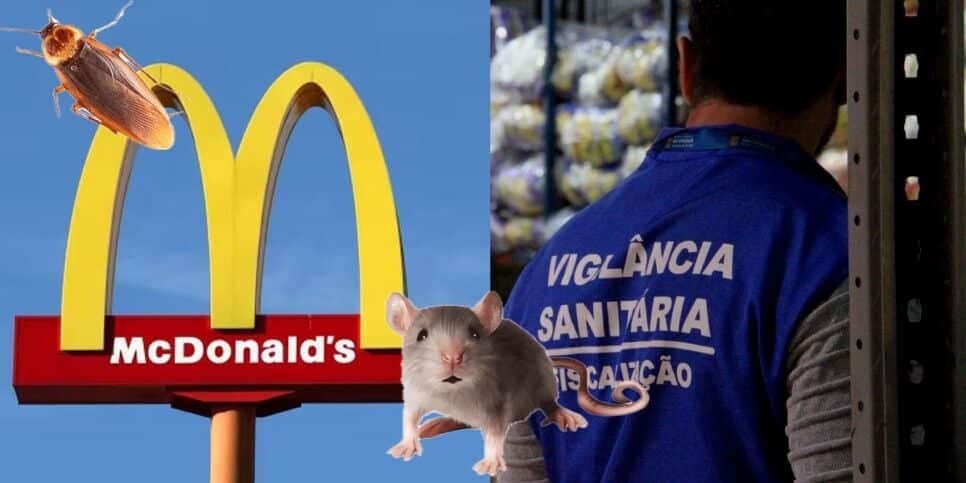 Vigilância Sanitária interdita rival do McDonalds às pressas por nojeira