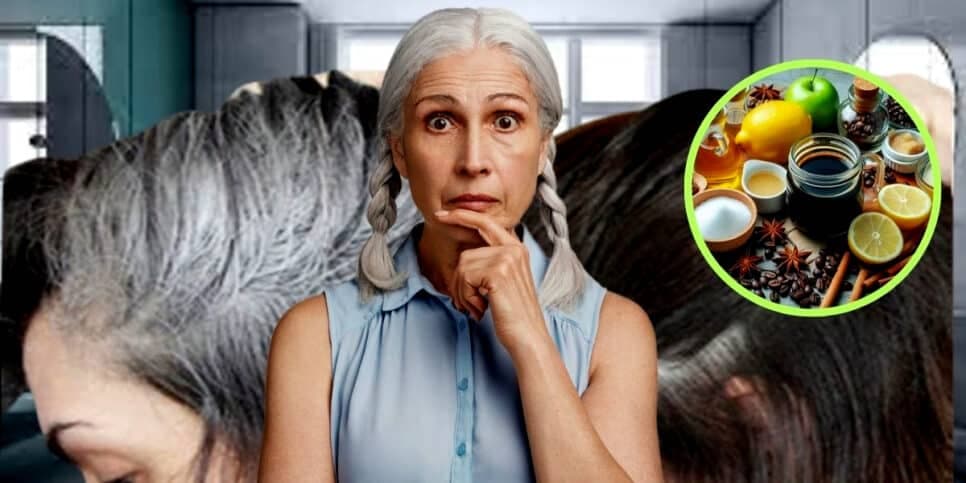 Adeus grisalho em 5 minutos: Mistura com 4 ingredientes reverte o cabelo branco sem tinta e salva os fios