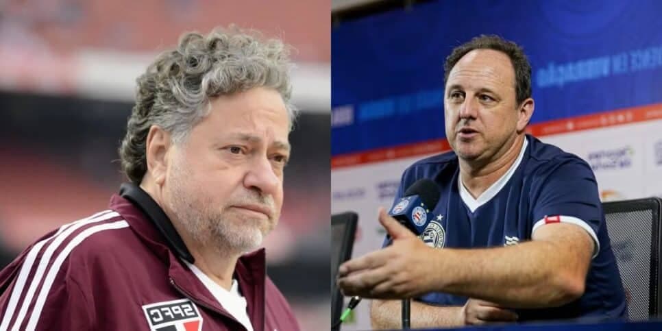 R$150M: Casares dá chapéu em Rogério Ceni no Bahia e garante maior contrato da história ao São Paulo