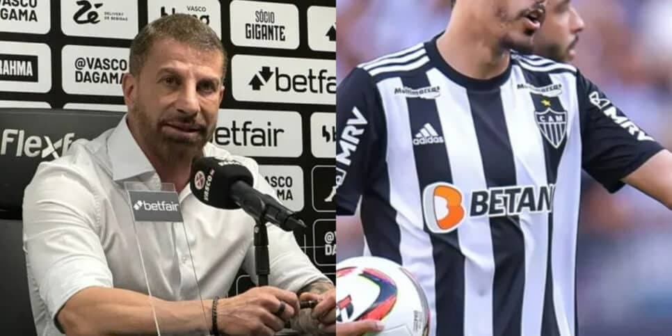 Nova dupla de Luiz Gustavo: Pedrinho libera PIX e Vasco se arma pra arrancar craque de R$ 15M do Atlético-MG