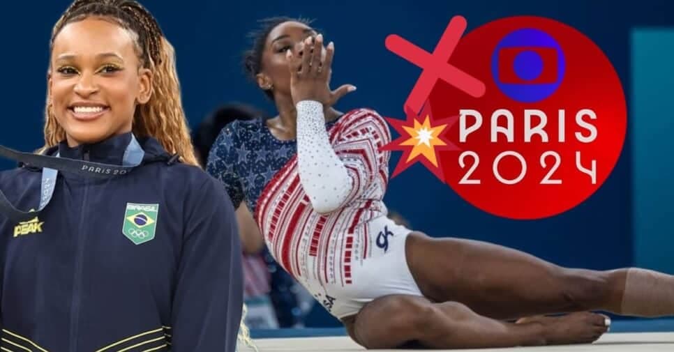 Simone Biles, rival de Rebeca Andrade, pisa na Globo e se recusa a falar com a emissora por esse motivo