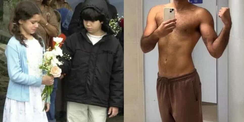 Lucas de Mulheres Apaixonadas, ator mirim está musculoso, irreconhecível e foi esnobado por Marquezine