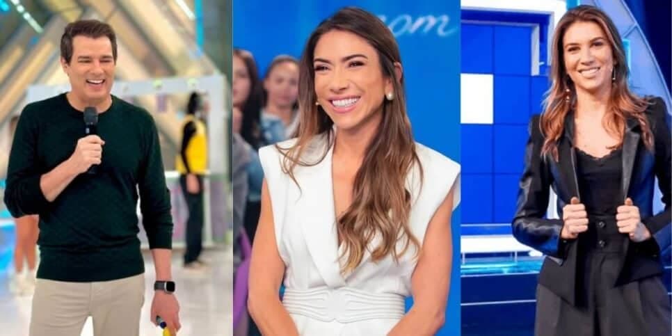 Celso Portiolli, Rebeca e Patrícia fazem trinca de ouro e isolam SBT na vice-liderança de audiência