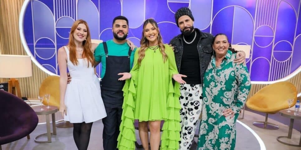 “Sabadou com Virginia” recebe Dani Calabresa e Latino, que compartilham detalhes sobre seus casamentos e vidas pessoais