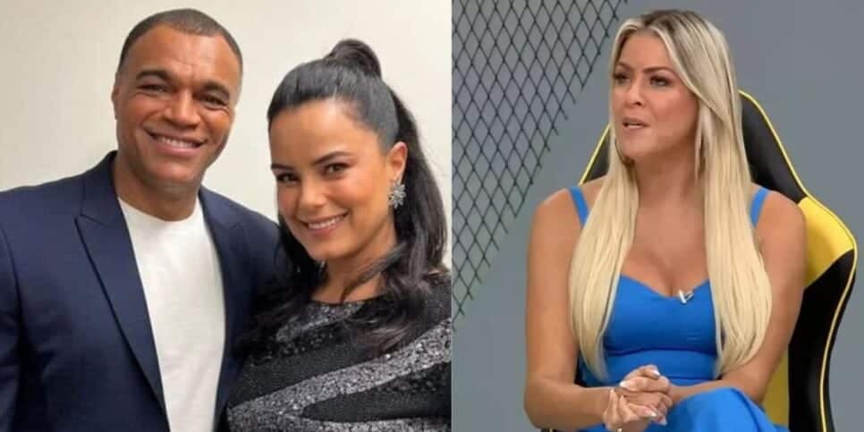 Denílson confessa o que Luciele Di Camargo sente por Renata Fan e abre o jogo