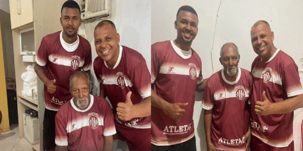 Amadeu Crespo ao lado dos amigos do clube (Foto: Reprodução/Internet) Amadeu Crespo ao lado dos amigos do clube (Foto: Reprodução/Internet)