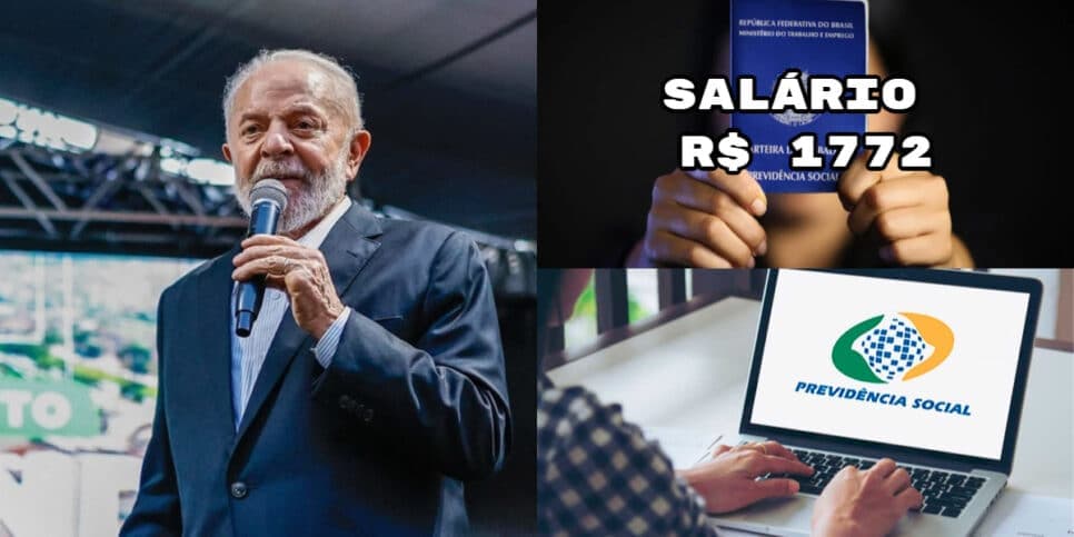 Nova lei armada por Lula traz salário mínimo de R$1772 e valor chega voando a idosos do INSS