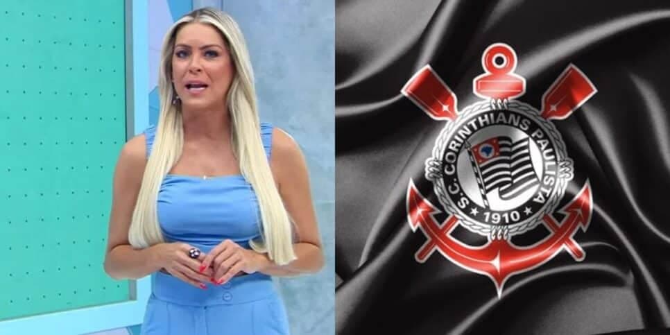 Renata Fan e Corinthians - Foto Reprodução Internet Renata Fan e Corinthians - Foto Reprodução Internet
