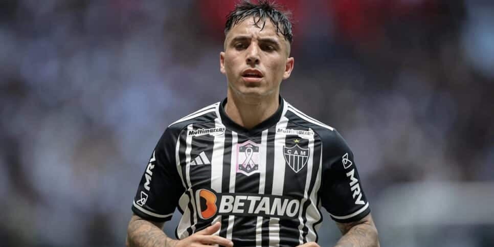 Renzo Saravia (Foto-Pedro Souza/Atlético) Renzo Saravia (Foto-Pedro Souza/Atlético)